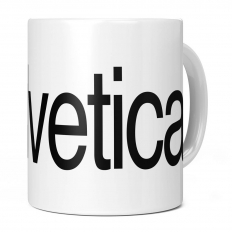 HELVETICA 11OZ NOVELTY MUG