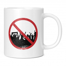 AGORAPHOBIA (FEAR OF CROWDS) 11OZ NOVELTY MUG