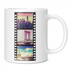 MANHATTAN RETRO CAMERA REEL 11OZ NOVELTY MUG