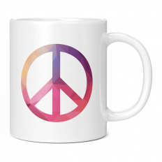 GEOMETRIC PEACE SYMBOL 11OZ NOVELTY MUG