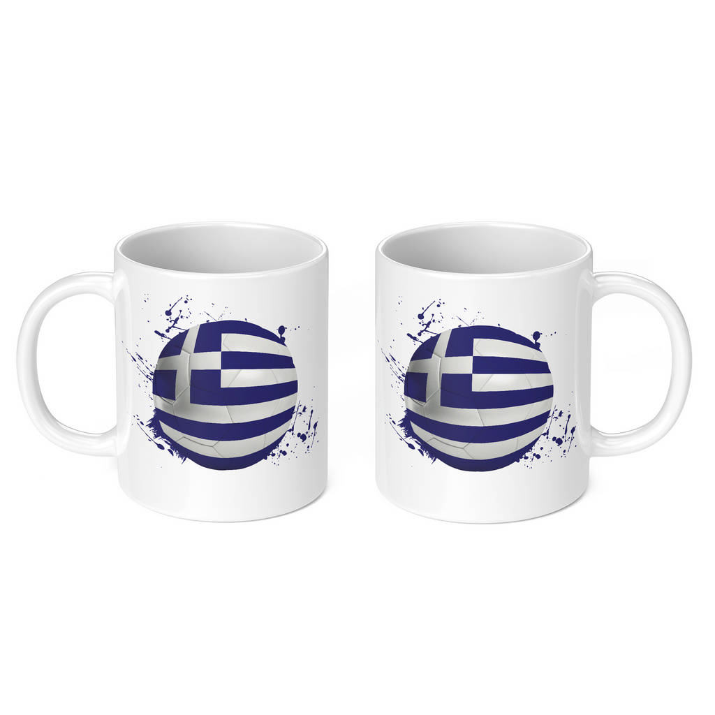 GREECE FOOTBALL 11oz NOVELTY MUG Mugs