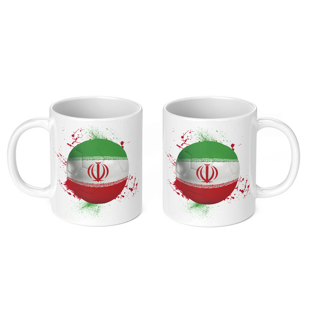 IRAN FOOTBALL 11oz NOVELTY MUG Mugs