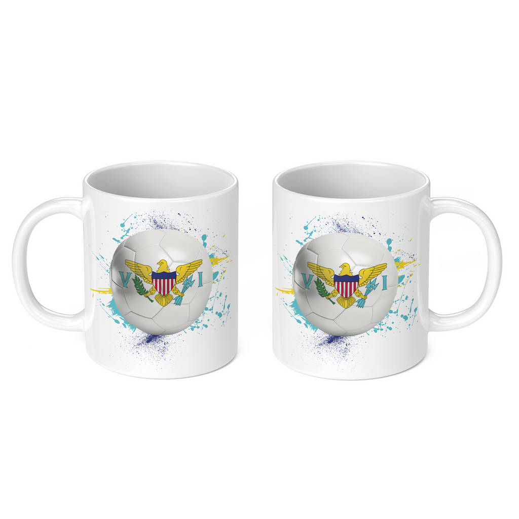 US VIRGIN ISLAND FOOTBALL 11oz NOVELTY MUG Mugs
