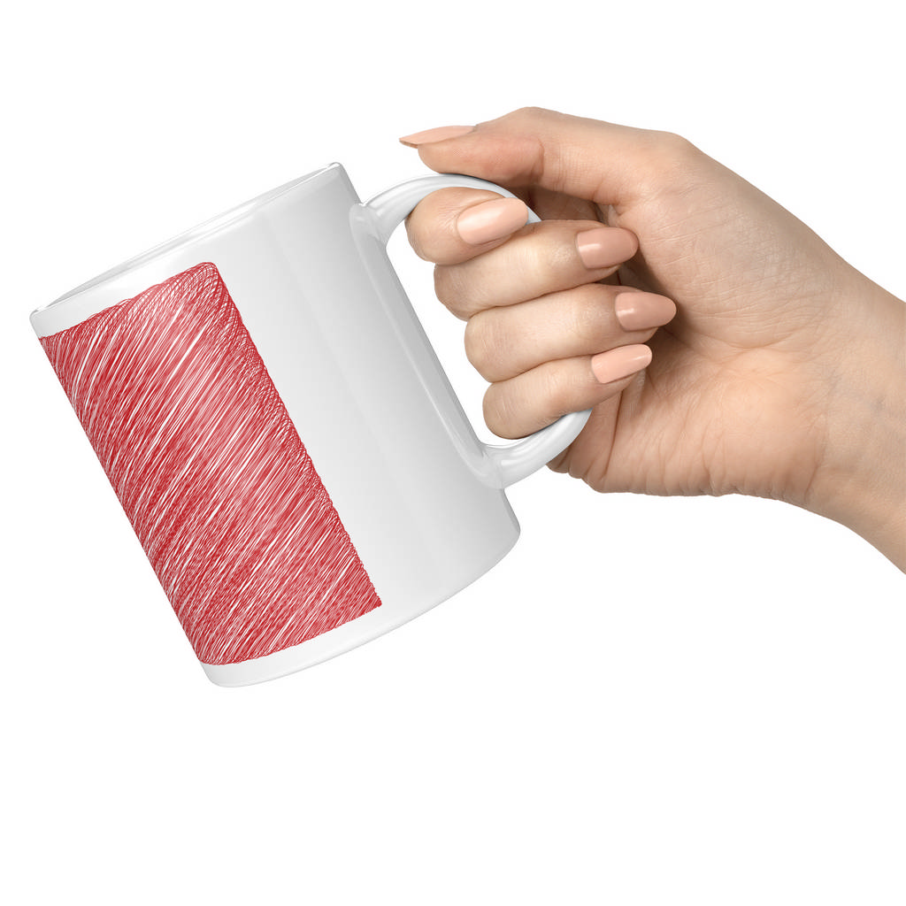 CHINA SCRIBBLE FLAG 11oz NOVELTY MUG Mugs