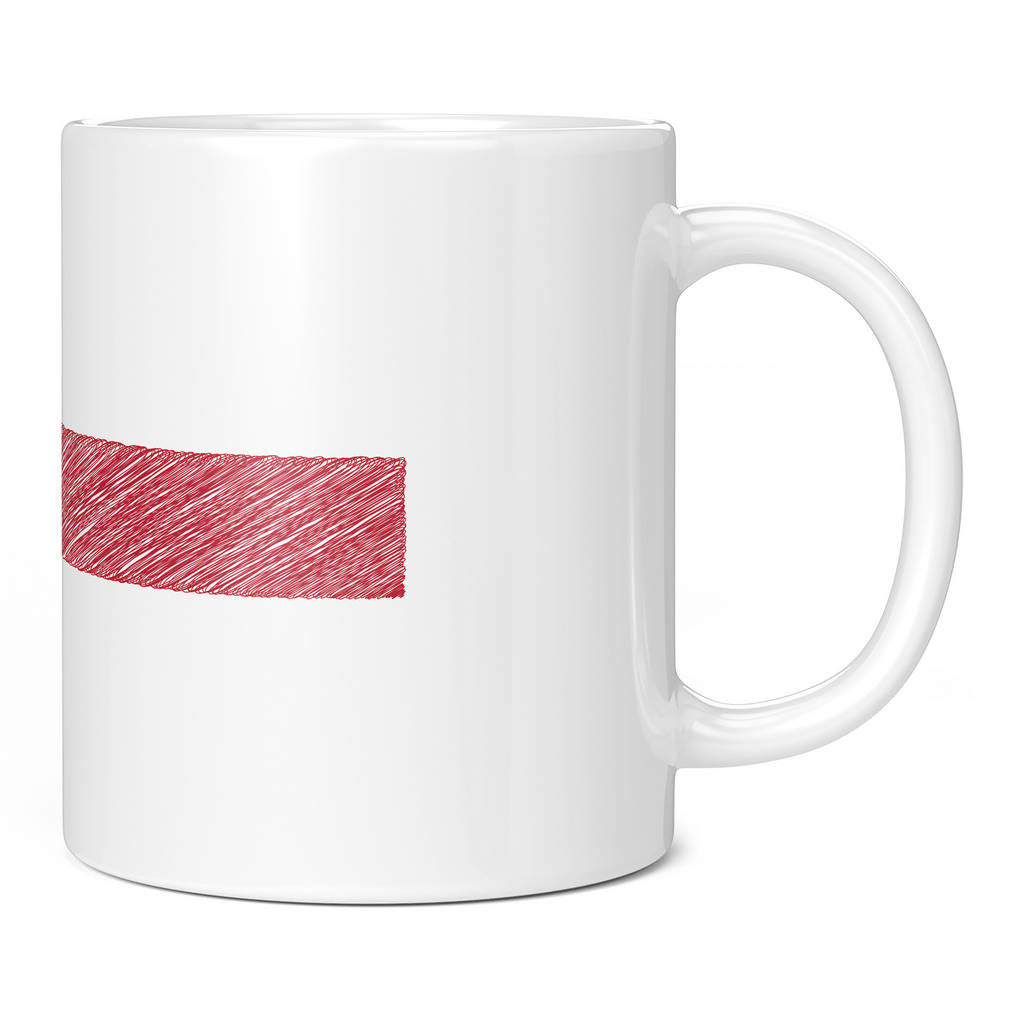 HERM SCRIBBLE FLAG 11oz NOVELTY MUG Mugs