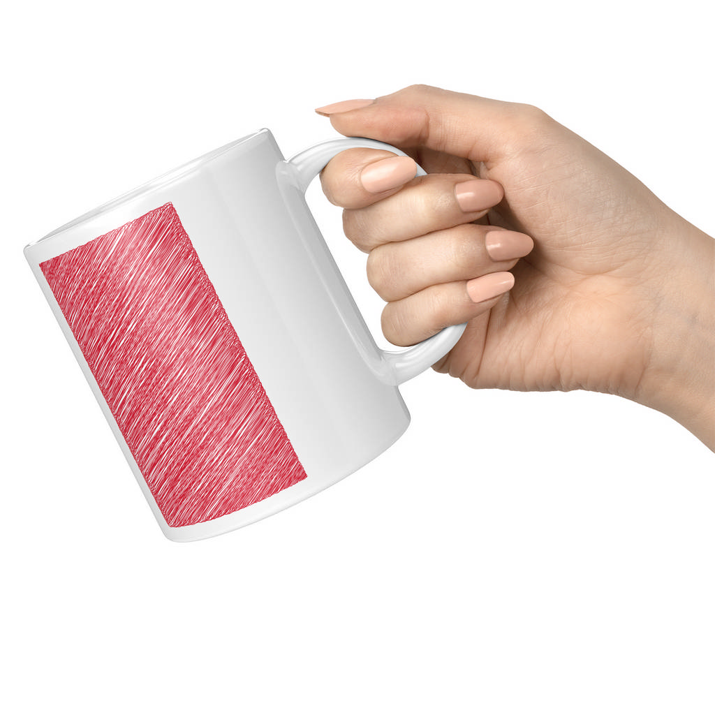 ITALY SCRIBBLE FLAG 11oz NOVELTY MUG Mugs