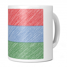 KARELIA SCRIBBLE FLAG 11OZ NOVELTY MUG