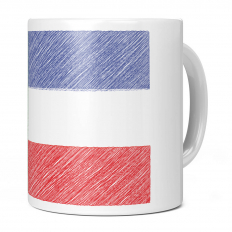 KHAKASSIA SCRIBBLE FLAG 11OZ NOVELTY MUG