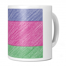 KUBAN PEOPLES REPUBLIC SCRIBBLE FLAG 11OZ NOVELTY MUG