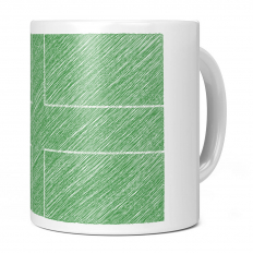 LADONIA SCRIBBLE FLAG 11OZ NOVELTY MUG