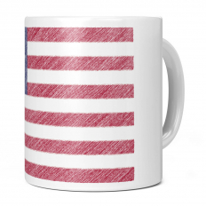 LIBERIA SCRIBBLE FLAG 11OZ NOVELTY MUG