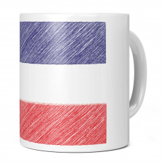 LOS ALTOS SCRIBBLE FLAG 11OZ NOVELTY MUG