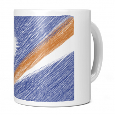 MARSHALL ISLANDS SCRIBBLE FLAG 11OZ NOVELTY MUG