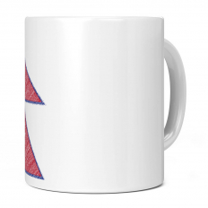 NEPAL SCRIBBLE FLAG 11OZ NOVELTY MUG