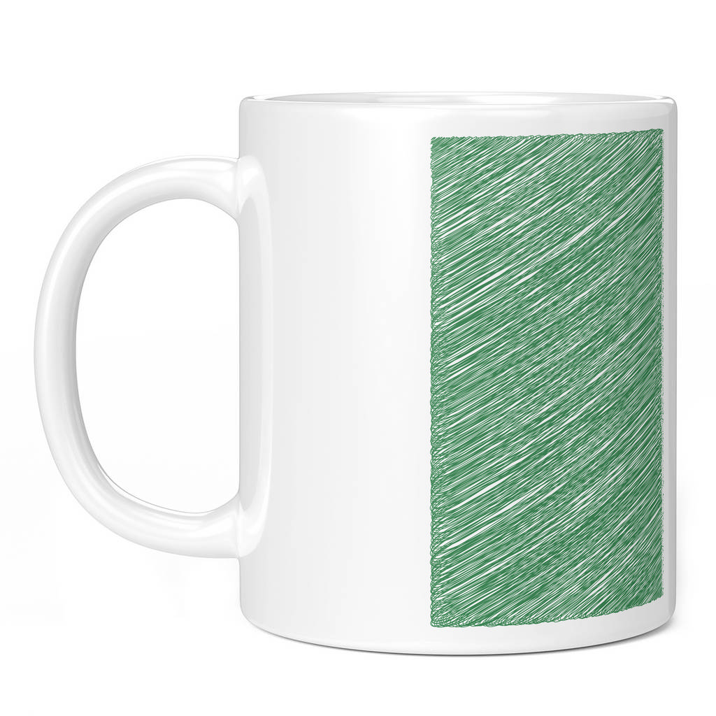 NIGERIA SCRIBBLE FLAG 11oz NOVELTY MUG Mugs