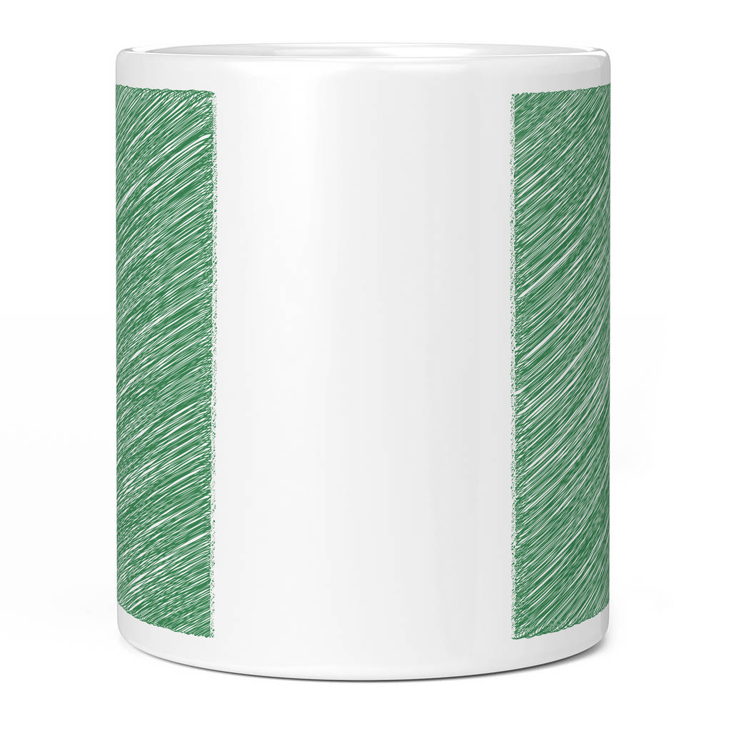 NIGERIA SCRIBBLE FLAG 11oz NOVELTY MUG Mugs
