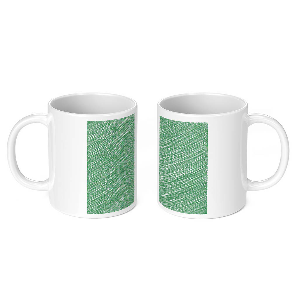 NIGERIA SCRIBBLE FLAG 11oz NOVELTY MUG Mugs
