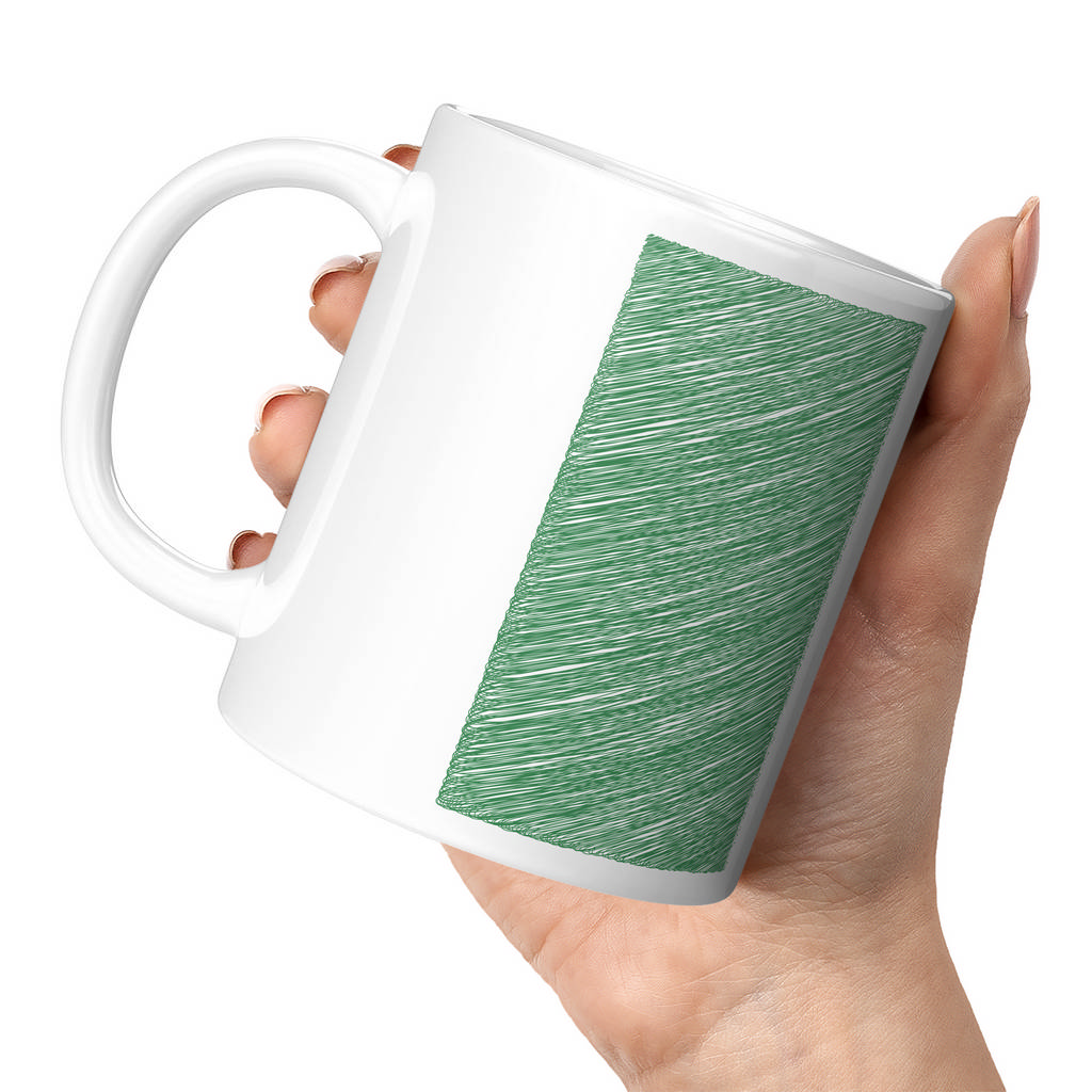 NIGERIA SCRIBBLE FLAG 11oz NOVELTY MUG Mugs