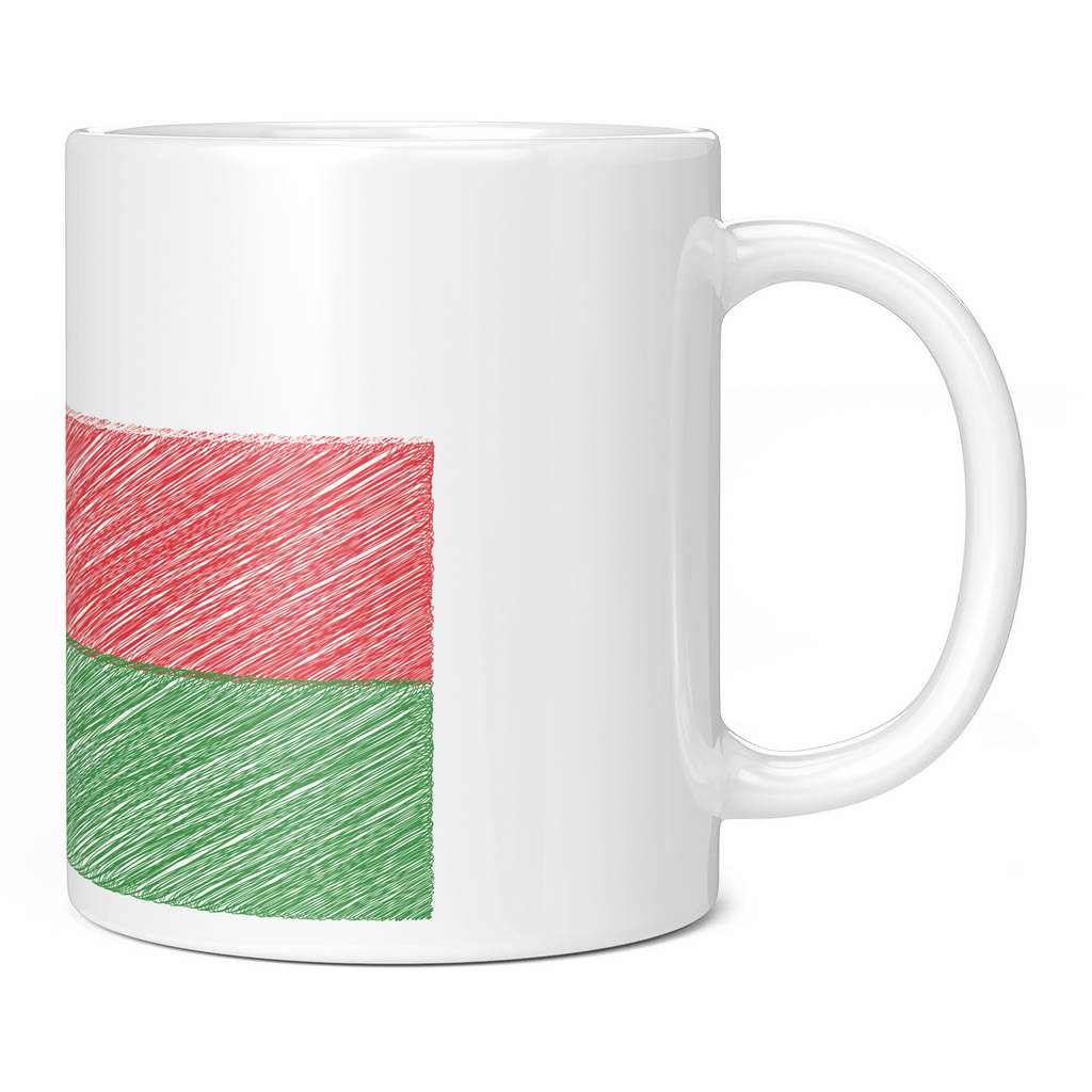 OMAN SCRIBBLE FLAG 11oz NOVELTY MUG Mugs