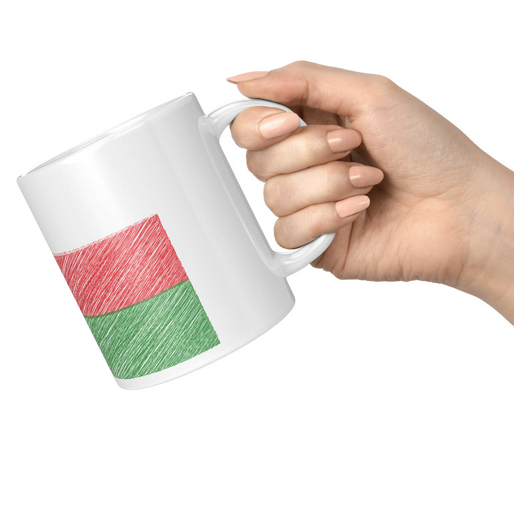 OMAN SCRIBBLE FLAG 11oz NOVELTY MUG Mugs
