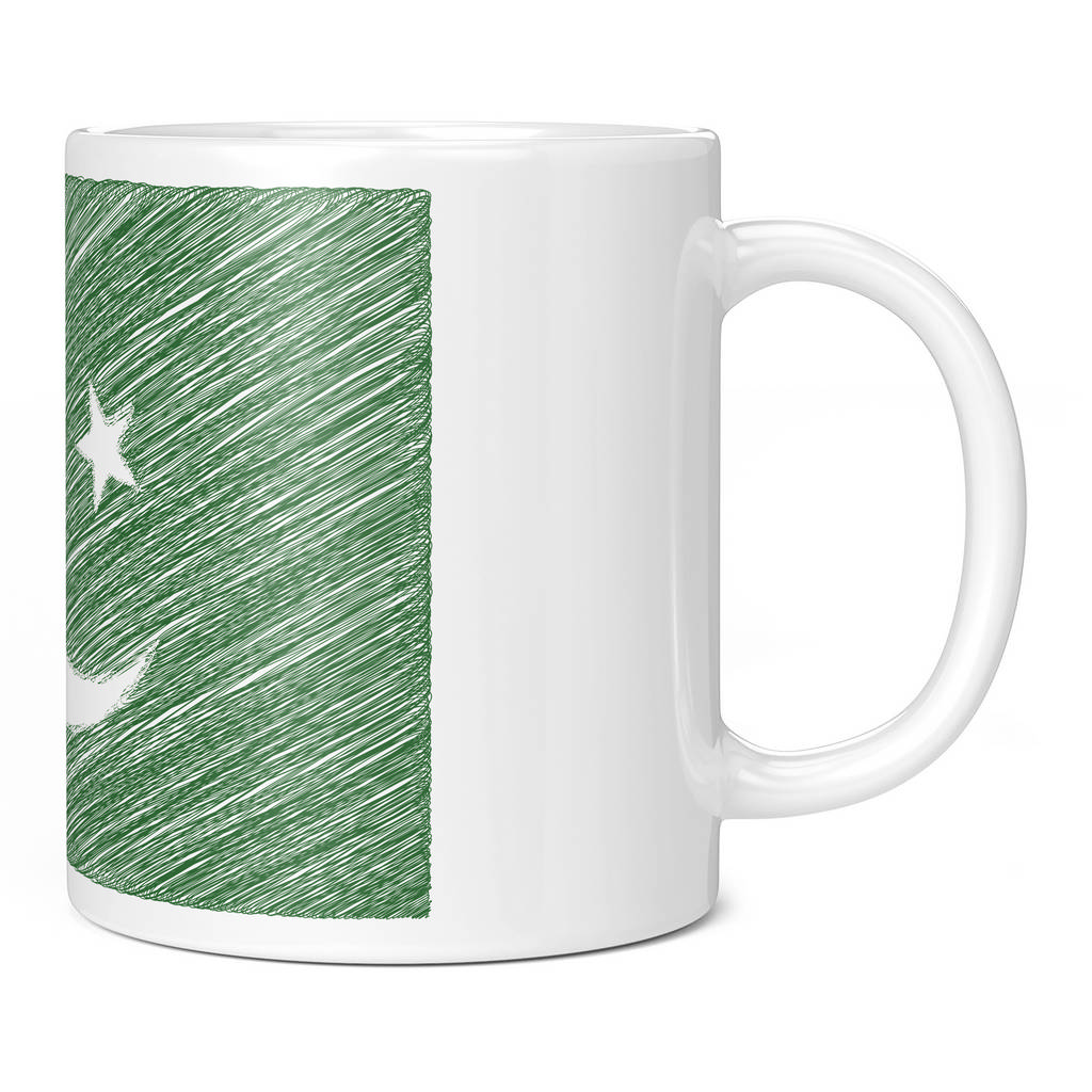 PAKISTAN SCRIBBLE FLAG 11oz NOVELTY MUG Mugs