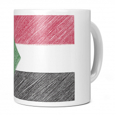 SUDAN SCRIBBLE FLAG 11OZ NOVELTY MUG