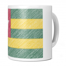 TOGO SCRIBBLE FLAG 11OZ NOVELTY MUG