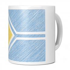 TUVA SCRIBBLE FLAG 11OZ NOVELTY MUG