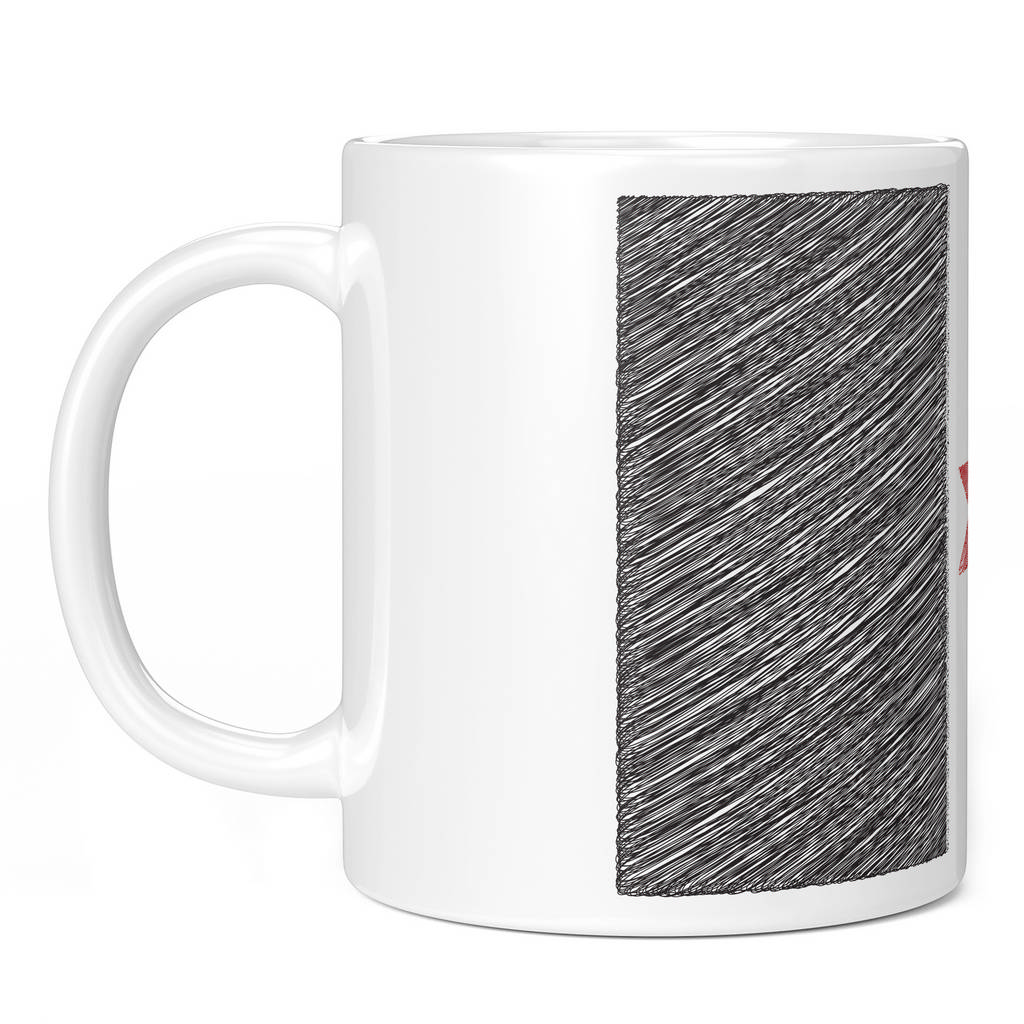 UDMURTIA SCRIBBLE FLAG 11oz NOVELTY MUG Mugs