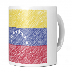 VENEZUELA SCRIBBLE FLAG 11OZ NOVELTY MUG