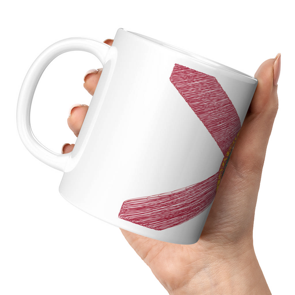 FLORIDA STATE SCRIBBLE FLAG 11oz NOVELTY MUG Mugs