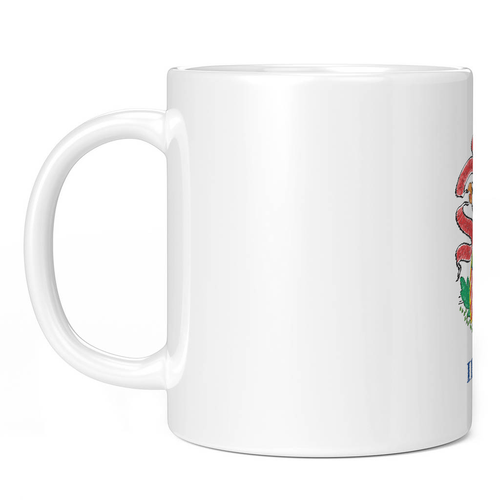 ILLINOIS STATE SCRIBBLE FLAG 11oz NOVELTY MUG Mugs