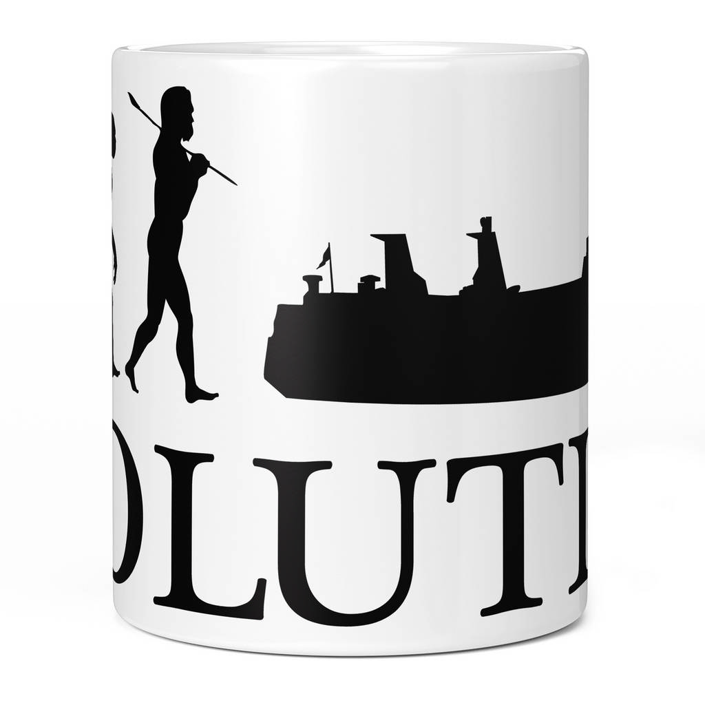 FERRY EVOLUTION OF MAN 11oz NOVELTY MUG Mugs