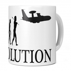 RECONNAISSANCE PLANE EVOLUTION OF MAN 11OZ NOVELTY MUG