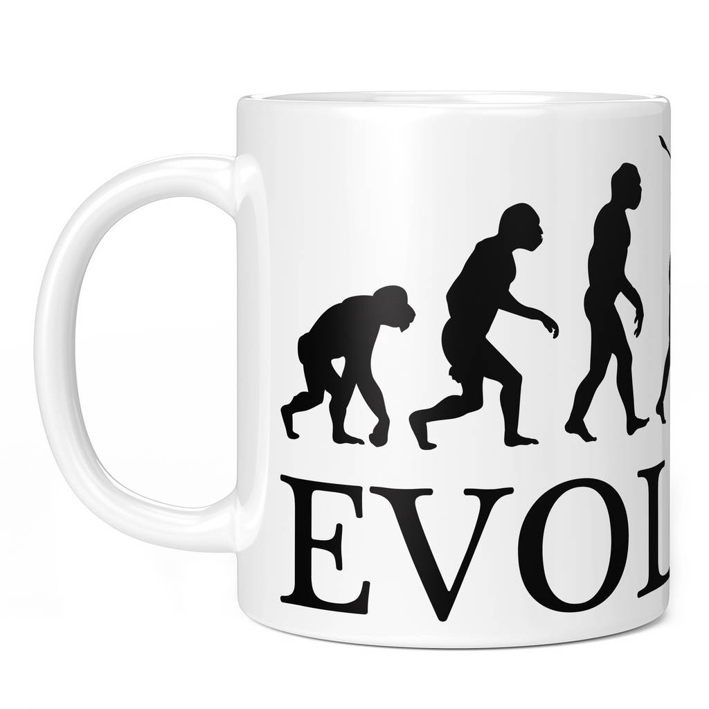 TRAWLER EVOLUTION OF MAN 11oz NOVELTY MUG Mugs
