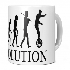 UNI CYCLE EVOLUTION OF MAN 11OZ NOVELTY MUG
