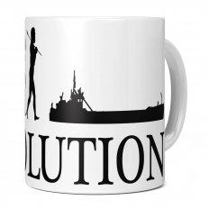 SEA VESSEL EVOLUTION OF MAN 11OZ NOVELTY MUG
