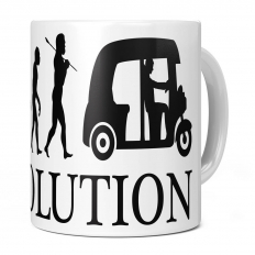 TUK TUK EVOLUTION OF MAN 11OZ NOVELTY MUG