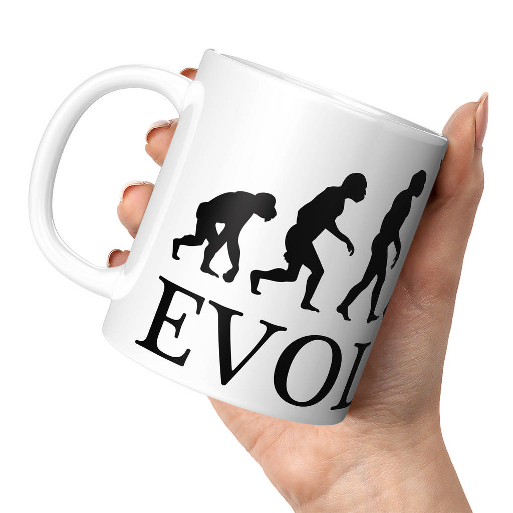 TUK TUK EVOLUTION OF MAN 11oz NOVELTY MUG Mugs