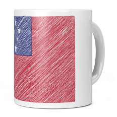 SAMOA  SCRIBBLE FLAG 11OZ NOVELTY MUG