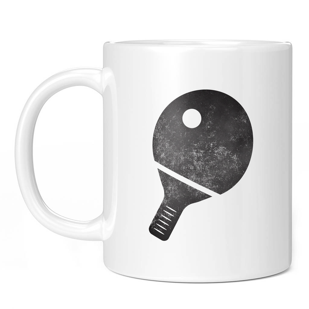 PING PONG DISTRESSED PRINT 11oz NOVELTY MUG Mugs