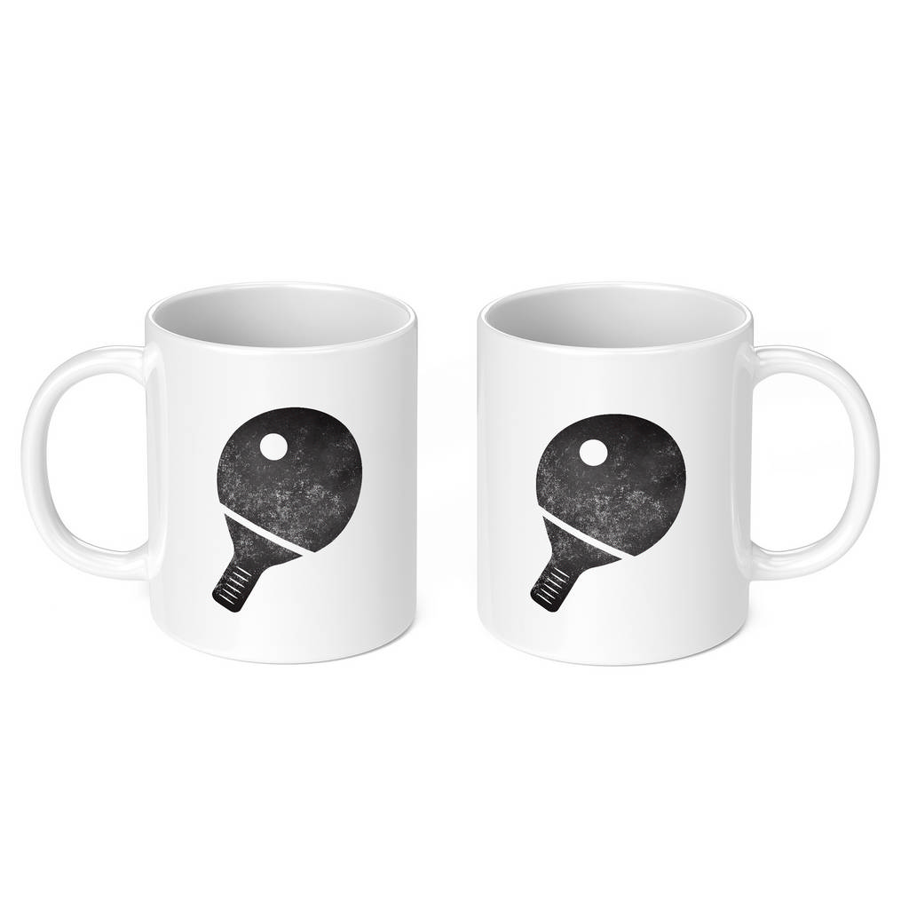 PING PONG DISTRESSED PRINT 11oz NOVELTY MUG Mugs