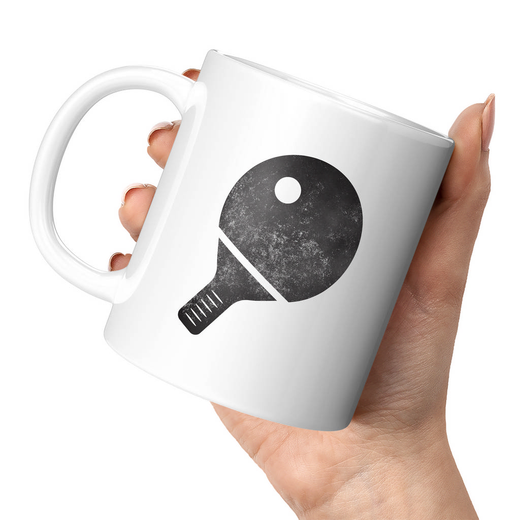 PING PONG DISTRESSED PRINT 11oz NOVELTY MUG Mugs