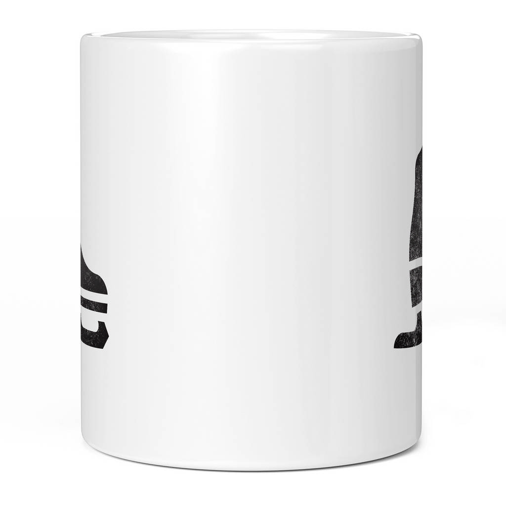 ICE SKATE DISTRESSED PRINT 11oz NOVELTY MUG Mugs