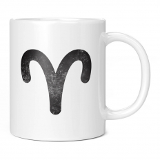 ARIES ZODIAC SIGN DISTRESSED PRINT 11OZ NOVELTY MUG