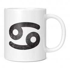 CANCER ZODIAC SIGN DISTRESSED PRINT 11OZ NOVELTY MUG