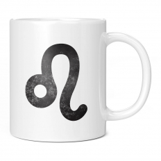 LEO ZODIAC SIGN DISTRESSED PRINT 11OZ NOVELTY MUG