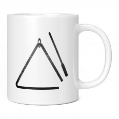 TRIANGLE DISTRESSED PRINT 11OZ NOVELTY MUG