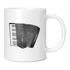 ACCORDIAN DISTRESSED PRINT 11OZ NOVELTY MUG