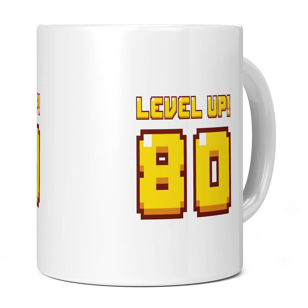 LEVEL UP 80 11oz NOVELTY MUG Mugs